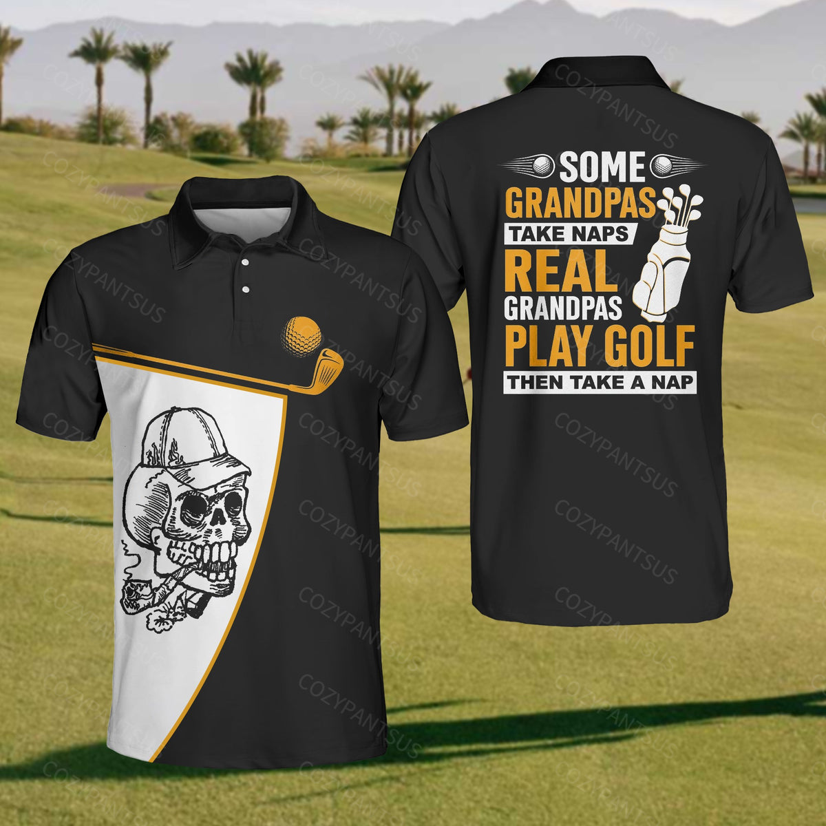 Men's Funny Golf Polo Shirt – cozypantsus