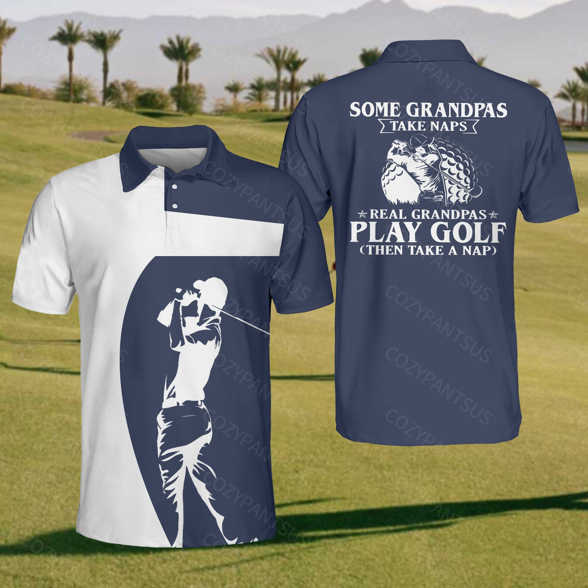 Men's Some Grandpa Play Golf Polo Shirt – cozypantsus
